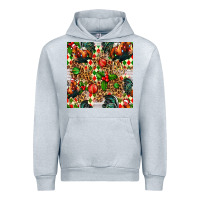 Heather Grey christmas leopard chicken Urban Hoodie - FaDigitalArtStudio