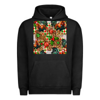 Pigment Black christmas leopard chicken Urban Hoodie - FaDigitalArtStudio