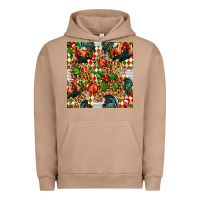 Pigment Burro christmas leopard chicken Urban Hoodie - FaDigitalArtStudio
