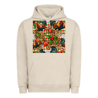 Pigment French Oak christmas leopard chicken Urban Hoodie - FaDigitalArtStudio