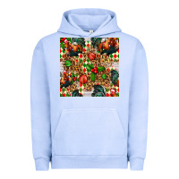 Pigment Grape Ice christmas leopard chicken Urban Hoodie - FaDigitalArtStudio
