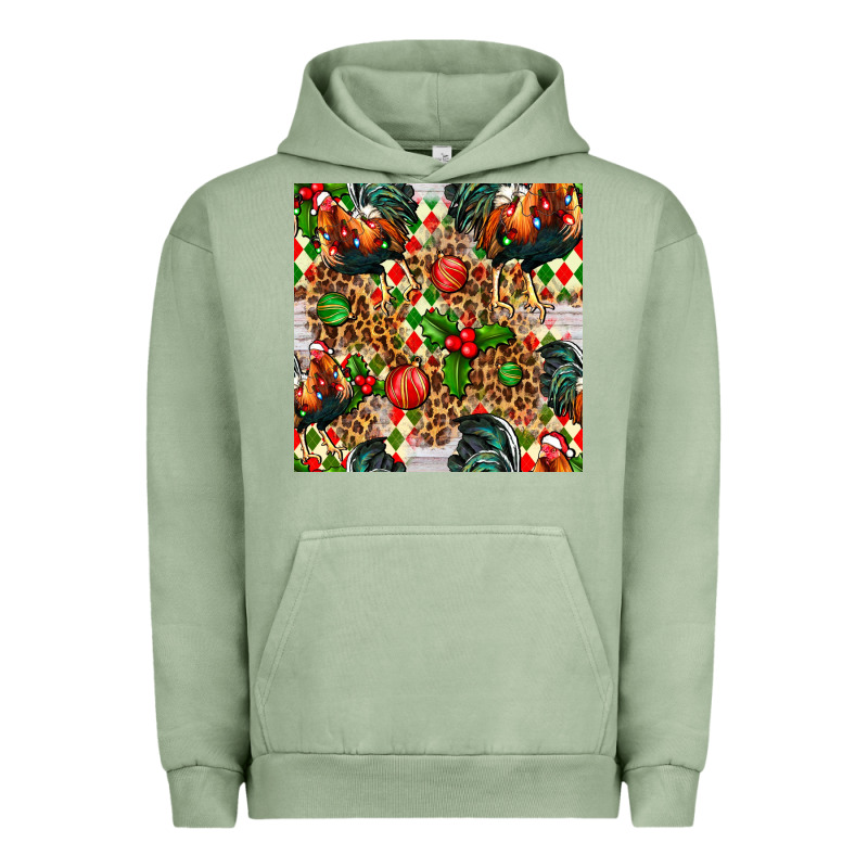 Christmas Leopard Chicken Urban Hoodie by FaDigitalArtStudio | Teevron