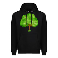 Black tree Premium Hoodie - FaDigitalArtStudio