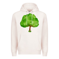 Pale Pink tree Premium Hoodie - FaDigitalArtStudio