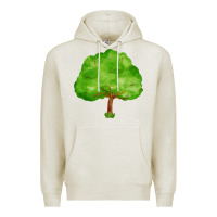Oatmeal Heather tree Premium Hoodie - FaDigitalArtStudio