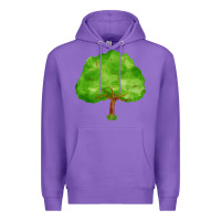 Purple tree Premium Hoodie - FaDigitalArtStudio