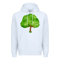 White tree Premium Hoodie - FaDigitalArtStudio
