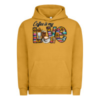 Pigment Peanut Butter coffee İs mt love Urban Hoodie - CowhideDigitalArt