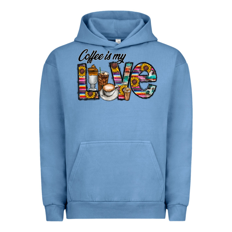 Coffee İs Mt Love Urban Hoodie by CowhideDigitalArt | Teevron