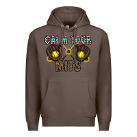 Coffee calm your mits Premium Hoodie - CowhideDigitalArt