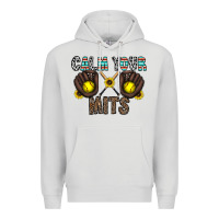 Dove Grey calm your mits Premium Hoodie - CowhideDigitalArt