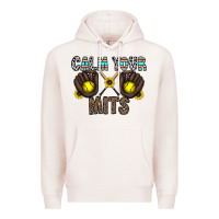 Pale Pink calm your mits Premium Hoodie - CowhideDigitalArt