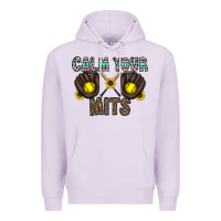 Lilac calm your mits Premium Hoodie - CowhideDigitalArt