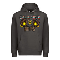 Smoke calm your mits Premium Hoodie - CowhideDigitalArt