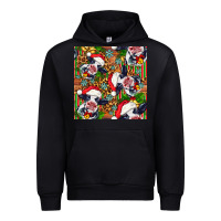 Black christmas leopard cow Urban Hoodie - FaDigitalArtStudio