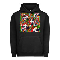 Pigment Black christmas leopard cow Urban Hoodie - FaDigitalArtStudio