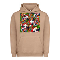Pigment Burro christmas leopard cow Urban Hoodie - FaDigitalArtStudio