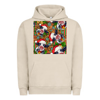 Pigment French Oak christmas leopard cow Urban Hoodie - FaDigitalArtStudio