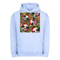 Pigment Grape Ice christmas leopard cow Urban Hoodie - FaDigitalArtStudio