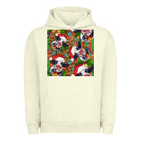 Pigment Pistachio christmas leopard cow Urban Hoodie - FaDigitalArtStudio