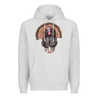 Dove Grey turkey Premium Hoodie - FaDigitalArtStudio