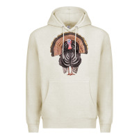 Oatmeal Heather turkey Premium Hoodie - FaDigitalArtStudio