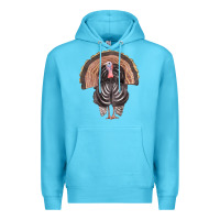 Ocean Blue turkey Premium Hoodie - FaDigitalArtStudio