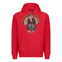 Red turkey Premium Hoodie - FaDigitalArtStudio