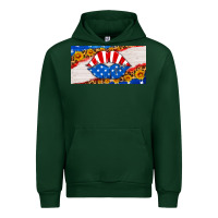 Forest Green usa life license plate Urban Hoodie - HRA Design Shop