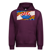 Mauve Wine usa life license plate Urban Hoodie - HRA Design Shop
