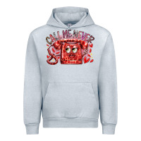 Heather Grey call me never Urban Hoodie - RacoonDesign