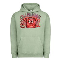 Pigment Oil Green call me never Urban Hoodie - RacoonDesign