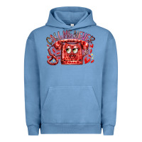 Pigment Pebble Blue call me never Urban Hoodie - RacoonDesign