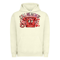 Pigment Pistachio call me never Urban Hoodie - RacoonDesign