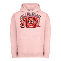 Pigment Salmon call me never Urban Hoodie - RacoonDesign