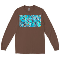 Chestnut humpback whale cup Long Sleeve Tee - BarkalooDesign