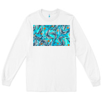 White humpback whale cup Long Sleeve Tee - BarkalooDesign