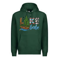 Sports Green lake babe Premium Hoodie - HRA Design Shop