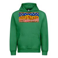Emerald usa flag sunflowers license plate Urban Hoodie - HRA Design Shop