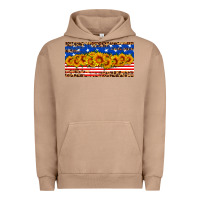 Usa Flag Sunflowers License Plate Urban Hoodie | Teevron