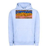 Pigment Grape Ice usa flag sunflowers license plate Urban Hoodie - HRA Design Shop