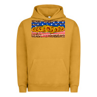 Pigment Peanut Butter usa flag sunflowers license plate Urban Hoodie - HRA Design Shop