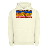 Pigment Pistachio usa flag sunflowers license plate Urban Hoodie - HRA Design Shop