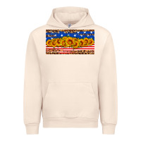 Sandshell usa flag sunflowers license plate Urban Hoodie - HRA Design Shop