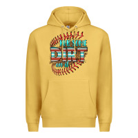 Antique Gold rub some dirt on it softball Premium Hoodie - HRA Design Shop