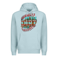 Blue Mist rub some dirt on it softball Premium Hoodie - HRA Design Shop