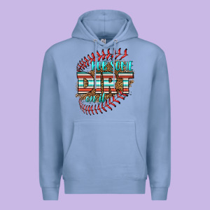 Rub Some Dirt On It Softball Premium Hoodie Designed By Hra Design Shop