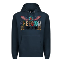 Navy freedom john Premium Hoodie - CowhideDigitalArt