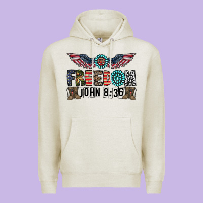 Freedom John Premium Hoodie Designed By Cowhidedigitalart
