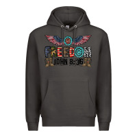 Smoke freedom john Premium Hoodie - CowhideDigitalArt
